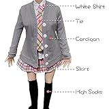 xinXbabe Doll Clothes for 32 inch Dolls 80cm Life Size Doll Clothes 32 inch Doll School Uniform Girls Uniform 1/2 Doll Clothes Bust 50cm Doll Outfits