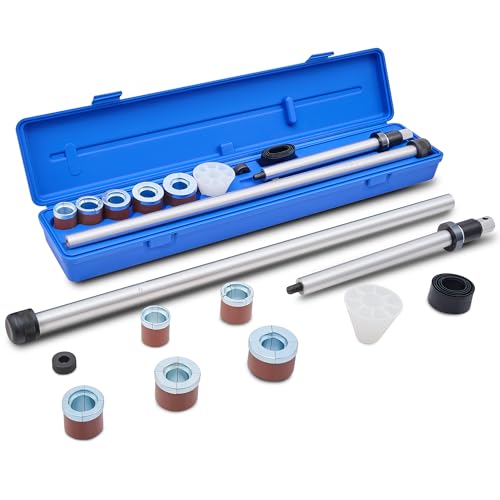 Orion Motor Tech Cam Bearing Removal and Installation Tool Set | Complete Camshaft Bearing Tool Kit with 1-1/8 to 2-2/3 Inch Adapters, Covers Most Domestic and Import Vehicles