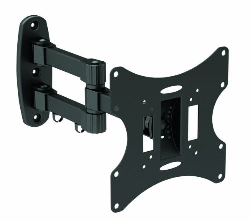 Black Full-Motion Tilt/Swivel Wall Mount Bracket for Samsung UN40J5200AF 40" inch LED HDTV TV/Television - Articulating/Tilting/Swiveling
