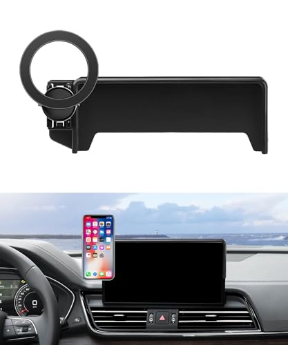 MaserWeller Car Phone Holder for Audi A4&S4&A5&S5&RS5 2020-2025 Accessories / Q5 2021-2025 Accessories 10.1-inch Screen Fixed Clip, Phone Mount Compatible with MagSafe, Cell Phone Holder