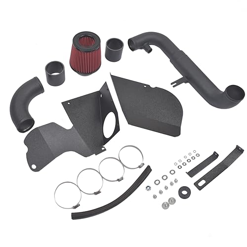 Flynsu Cold Air Intake System Replacement for 2006-2017 Seat Leon VW Golf R Audi A3 S3 2.0T FSI EA113 MK5 GTI/GLI MK6 MK2 EF4171BK