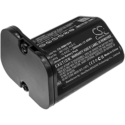 FYIOGXG Replacement Battery for iRobot Braava Jet M6 PN:iRobot ALB-C, M611020 2000mAh / 21.60Wh