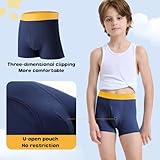 BAMBOO COOL Boys' Underwear Boxer Briefs Moisture-Wicking Lightweight and Soft 6-Pack, 16-18 Years