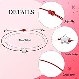 24 Pcs Star Friendship Bracelets That Fall off Adjustable String Wish Bracelets Back to School Christmas Jewelry Gifts for Women Girls Friendship