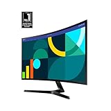 SAMSUNG 27" Essential S3 (S36GD) Series FHD 1800R Curved Computer Monitor, 100Hz, Game Mode, Advanced Eye Comfort, HDMI and D-sub Ports, LS27D366GANXZA, 2024