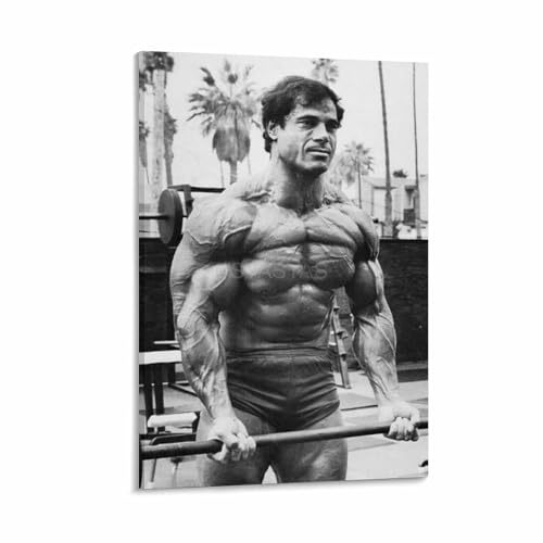 Franco Columbu Bodybuilder Poster 1 Canvas Painting Posters And Prints Wall Art for Living Room Bedroom Decor 12x18inch(30x45cm)