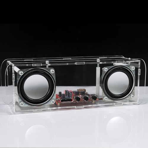 GeekLJT Blûêtoöth-Compatible Speaker Soldering Kit, Stereo Amplifier Speaker DIY Electronic Kit, Solder Project Speaker Kit
