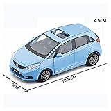 Abovehill Model car Diecast Toy Model 1:32 Scale for Honda Fit 4th Jazz Car Doors Openable Sound Collection Gift for Kid (Color : Orange)