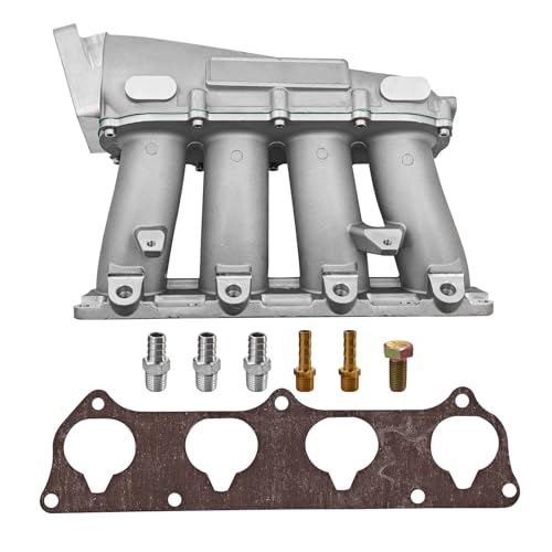 Censeanku Engines K20A/A2/A3 K24 Ultra Street Intake Manifold with Gasket Compatible with Honda Civic 2002-2005, Accord 2003-2007, for Acura RSX 2002-2006