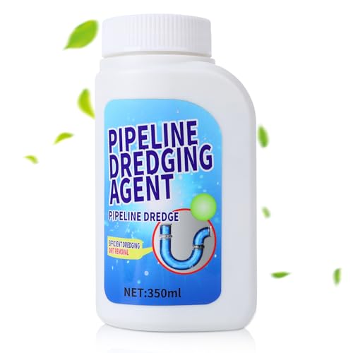Pipeline Dredging Agent, Drain Clog Remover Agent, Quick Cleaning Drain Toilet Cleaner Tool, Powerful Sink and Dr-ain Cleaner Powder for Kitchen Toilet