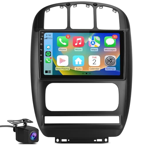 【2+64】 Car Radio Stereo Android 13 for Dodge Caravan Chrysler Town&Country 2001-2007 with CarPlay Android Auto