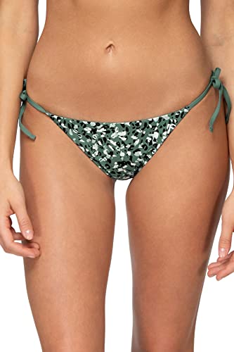 Sunsets California Dreamin Women's Swimsuit Side Tie String Bikini Bottom, Catwalk, Medium