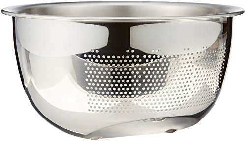 Fujii Kamono Seisakusho Bowl, 3-way Colander Bowl, 9.3 inches (23.5 cm), Made in Japan