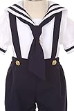 iGirlDress Baby Toddler Boys Nautical Sailor Outfit Short Suit 4 Piece Set 24mos Navy