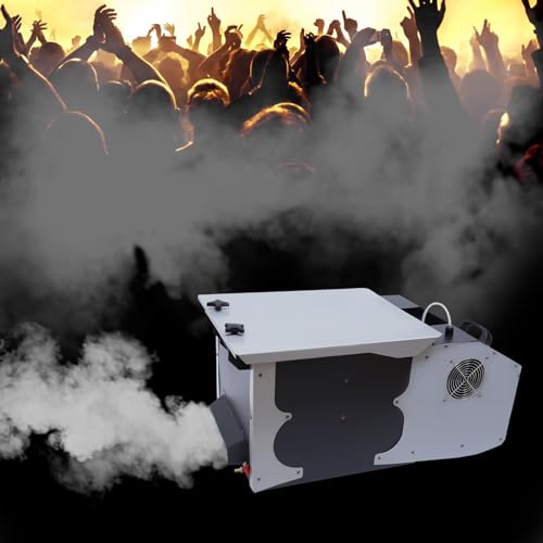 Fog Machine 3000W Smoke Machine with Wireless Re-mote Control Low Lying Fog Machine Ideal for Parties Stage Performances DJs Halloween Events