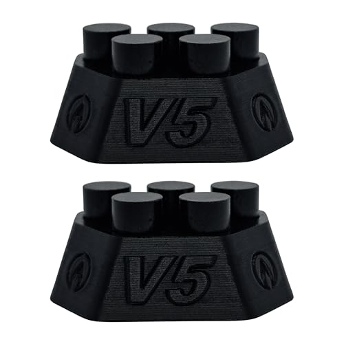 MoltenCore Core V5 Obsidian Feetslider Pack of 2 Flame Spark Plate Shoe Motorcycle Foot slider, Easy to Attach & Durable, for BMX