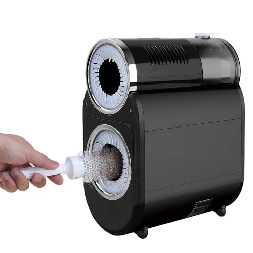 Automatic Hair Brush Cleaning Tool Comb Cleaning Brush Fast Electric Round Brush Cleaner Machine Portable Professional Cleans Brushes- Remover for Removing Hair Dust Home and Salon Use