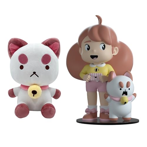 Youtooz Puppycat Plush & Bee and Puppycat 4.1in Vinyl Figure Collectible, Puppycat Plush & Bee and Puppycat from The Bee and Puppycat Collection, Bee and Puppycat Collection