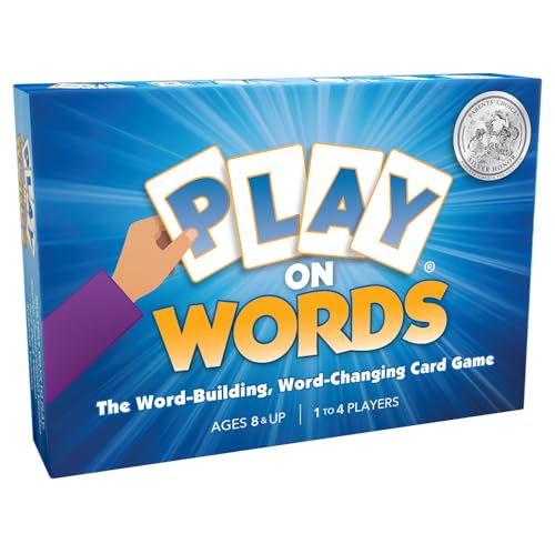 Play On Words Card Game - Extra-Creative Word Making Fun for All Ages - A Parents' Choice Award Winner - Family/Kid-Friendly Word Game