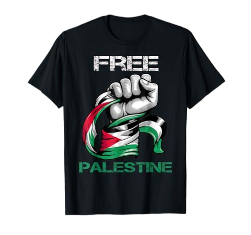 I Love Free Palestine Flag Save Gaza Strip Palestinian T-Shirt