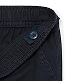 The Children's Place Boys Pull on Cargo Pants, Black/Flax/Gray Steel/New Navy 4-pack, 10