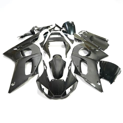 Zxmoto Carbon Fiber Look Motorcycle Fairing Kit Fit for 1998 1999 2000 2001 2002 Yamaha YZF R6 Injection ABS Plastic Bodywork Fairings