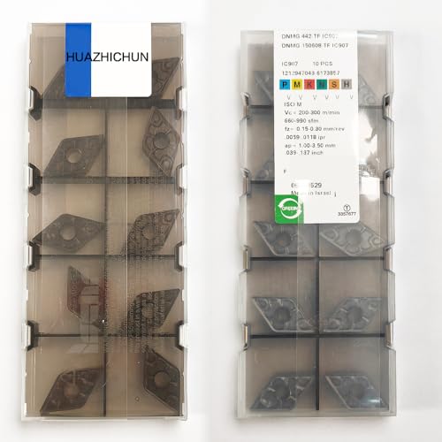 HUAZHICHUN DNMG 150608-TF IC907 Carbide Inserts Cutters Blade