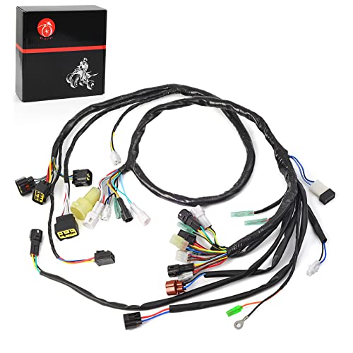 Main Electrical Wiring Wire Harness Compatible with Yamaha Raptor 660 660R YFM660R 2002 2003 2004 5LP-82590-10-00