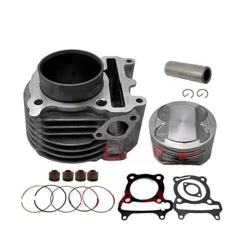 Lifenovo Scooter 61mm Big Bore Cylinder Kit for Yamaha Bws125 Zuma125 Cygnus125 YW125 Bws for Zuma Cygnus YW 125cc 4-Stroke