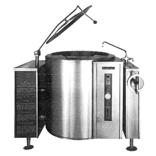 Crown GLT-20 Gas Tilting Kettle with 20 Gallon Capacity, 2/3 Jacket & Thermostatic Controls