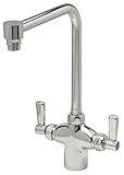 Zurn Z826S1-XL Double Laboratory Faucet with 8" Bent Riser Spout with Aerated Outlet
