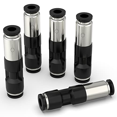 TAILONZ PNEUMATIC 6mm Black Quick-plug type one-way check valve air pipe coupling SPU check valve 5PCS