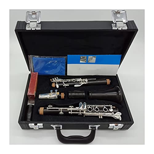 KERREY Clarinet for Student Beginner Professional Wood Clarinet Sandalwood Ebony Professional Clarinet A Student Model Bakelite (Color : Sandalwood Ebony)