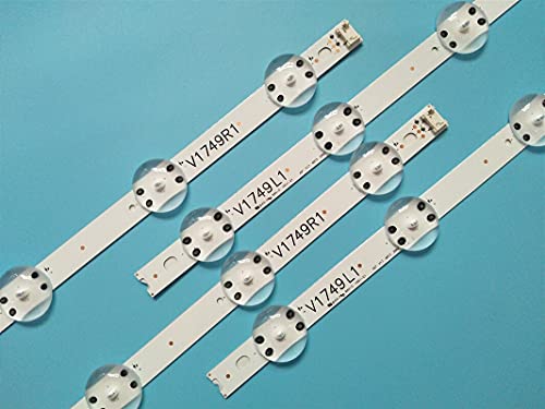 LED Backlight Strip Replace for TV Kit 20PCS LED Strip for LG49UV340C 49UJ6565 49UJ670V V17 49 R1 L1 ART3 2862 2863 6916L-2862A 6916L-2863A