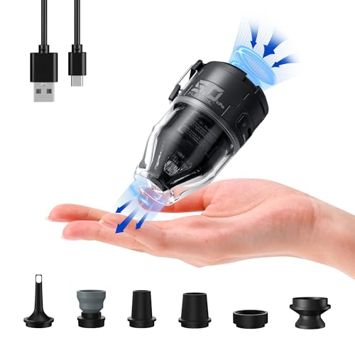FLEXTAILGEAR Air Pumps for Inflatables Max Pump 3, 5Kpa Portable Air Pump, 500L/min Air Mattress Pump with Camping Light, Electric Pump for Inflatable Pillows Swim Rings Air Mattresses Air Bed Boats