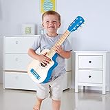 Hape 26 Inch Kids Guitar Toy Musical Instrument - Beginner Wooden Kids Guitar, Musical Toys w/ 4 Tunable Strings