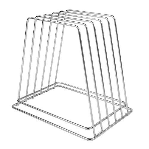Thirteen Chefs Professional Kitchen Cutting Board Organizer, 1" Slot Stainless Steel Rack Fits Baking Sheets and Pans, NSF Approved for Commercial Restaurants