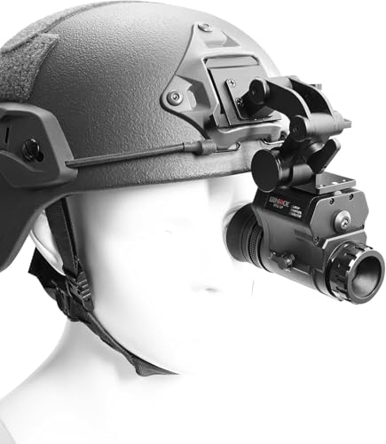 BINOCK NVG50 Night Vision Monoculr - Helmet Mounted Digital Night Vision Scope with WiFi 1-4X Zoom, 4 Color Modes & 940nm IR, HD Recording for Home, Camping, Outdoor Use