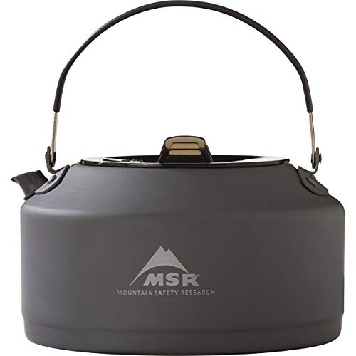 MSR Pika Hard-Anodized Aluminum Camping Teapot, Black