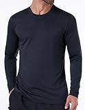 6 Pack Men's Quick Dry Long Sleeve Shirts Moisture Wicking Sun Protection UV UPF SPF Performance T-Shirt for Casual Workout XL