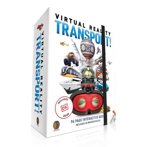 Abacus Brands Virtual Reality Discovery Box Transport! - Illustrated Interactive VR Book and STEM Learning Activity Set - for Ages 8 and Up