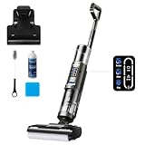 Eureka Cordless Wet Dry Vacuum Cleaner Self Cleaning Vacuum and Mop Combo, Good for Hard Floors Pet Hair Sticky Messes, RapidWash NEW430BL, Blue