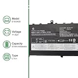 JIAZIJIA 01AV430 SB10K97587 Laptop Battery Replacement for Lenovo ThinkPad X1 Carbon 5th Gen 2017 6th Gen 2018 Series 01AV431 SB10K97588 01AV494 SB10K97586 01AV429 SB10K97586 11.52V 57Wh 4950mAh