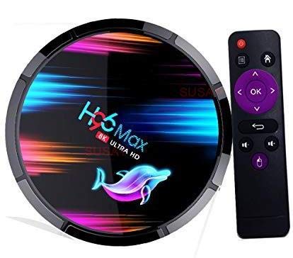 H96 Max Android 9.0 TV Box - 4GB RAM, 64GB ROM, Amlogic S905X3 Quad-core, 8K/1000M LAN, USB 3.0, H.265, WiFi 2.4G/5G, Media Player