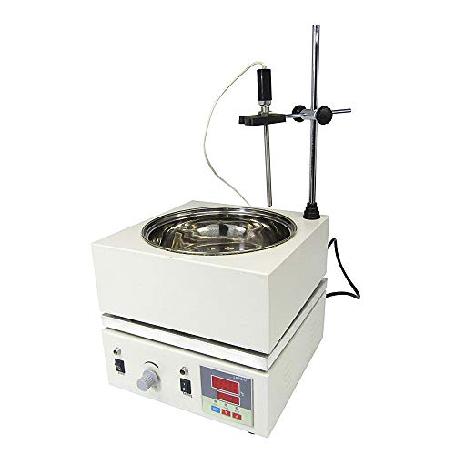 YUCHENGTECH Digital Magnetic Stirrer Mixer Water Oil Bath Heat-gathering Thermostat 300°C 2000ML (110V)