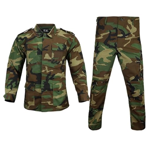 MGFLASHFORCE Army Uniform for Men Camo Military Suit OutFit BDU Jacket and Pants (XL)