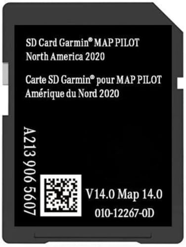 Mērcedes-Bēnz Latest GPS Navigation Garmin Map Pilot SD Card Update North America (A2139065607)