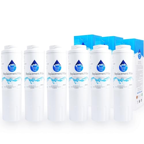 6-Pack Replacement for KitchenAid KBFA25ERSS01 Refrigerator Water Filter - Compatible with KitchenAid 4396395 Fridge Water Filter Cartridge