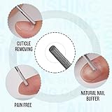 Makartt Cuticle Nail Drill Bit,Safety Tungsten Carbide Cuticle Remover Drill Bit Needle Bit Under Nail Cleaner Dead Skin Nail Prepare 3/32'' for Electric Nail File Nail Buffer Bit-3XF (Silver,Fine)