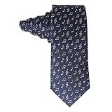 MENDEPOT Music Notes Men Fancy Necktie Father's Day Birthday Gift Tie